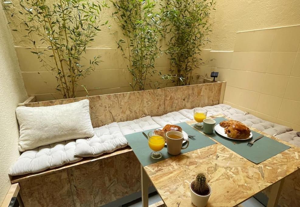 Studio "Les Cactus" Avec Terrasse A 5 Min A Pied De La Plage นีซ ภายนอก รูปภาพ